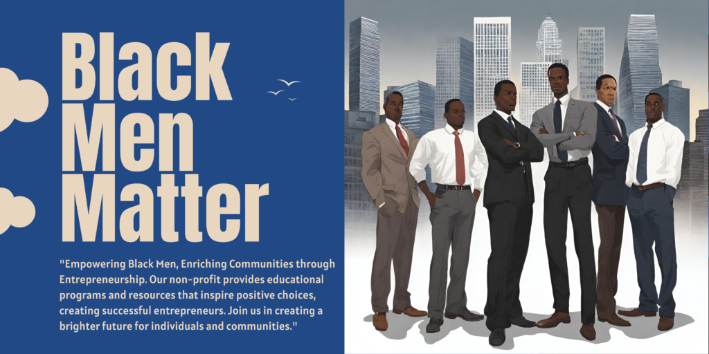 Image of the BLKMENMATTER.org banner featuring the logo and the tagline 'Join Tyrone Thurman's Empowerment Mission – Contact Us Today.