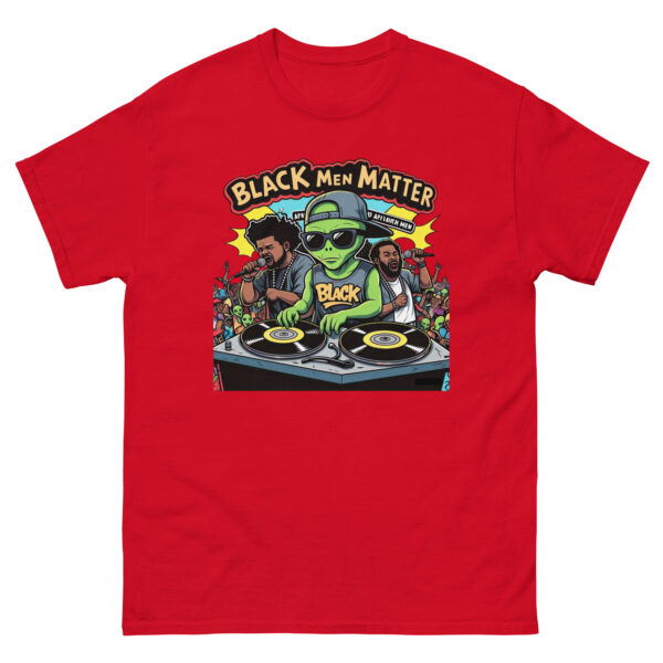 Alien Dj Black Men Matter Unisex classic tee - Image 3