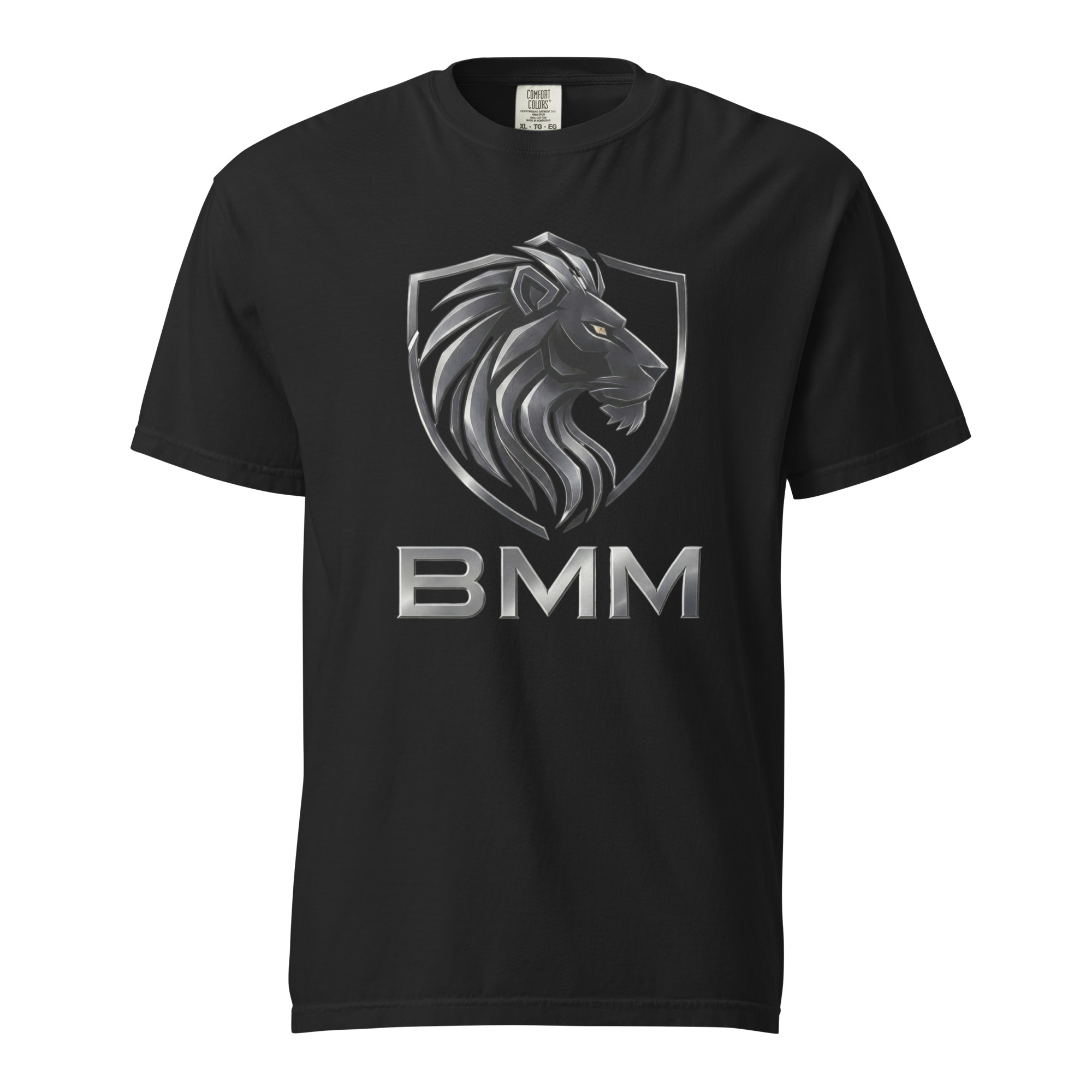 The Sovereign Standard: BMM Lion Shield Heavyweight Tee