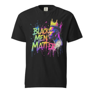 Black Men Matter Burst Tee | Premium Heavyweight Streetwear