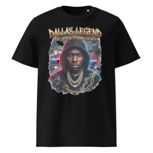 Dallas Legend Tribute Tee | Street Rap Noir Edition - Premium Heavyweight