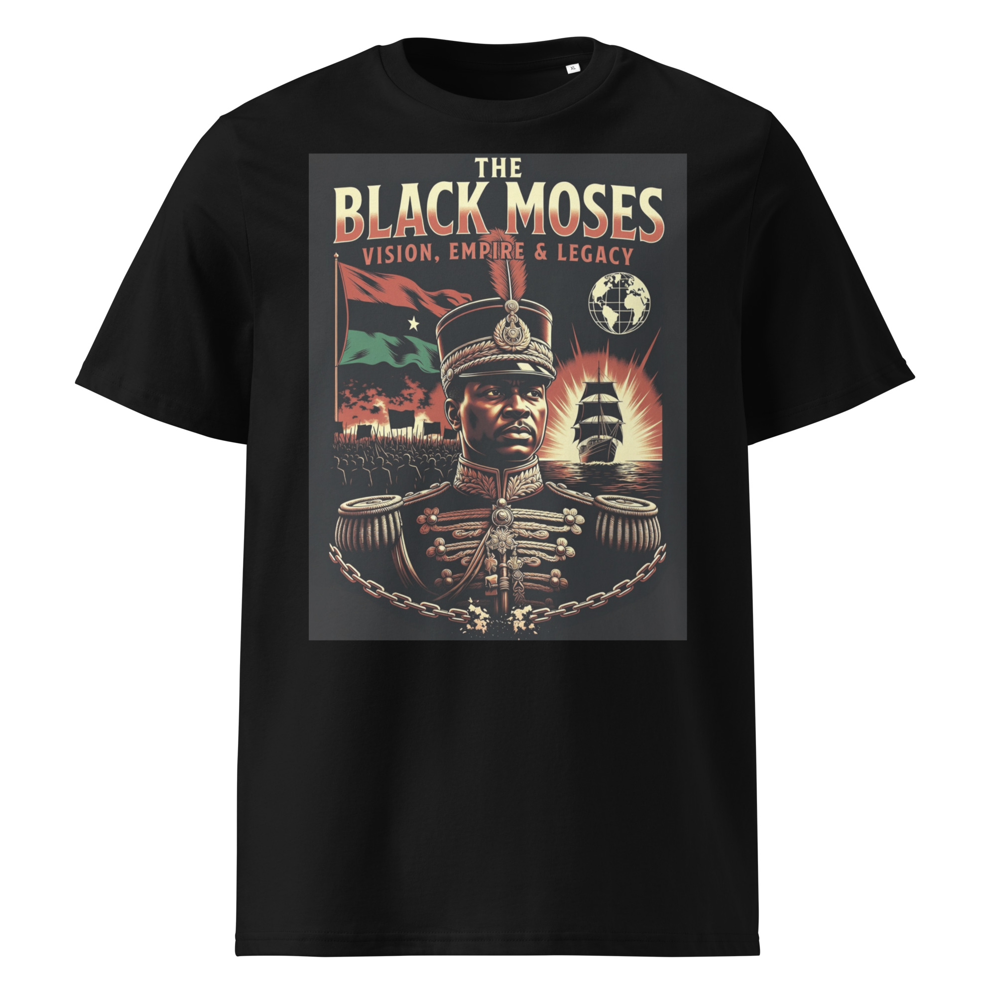 The Black Moses Tribute Tee | Pan-African Empire Edition – Premium Heavyweight