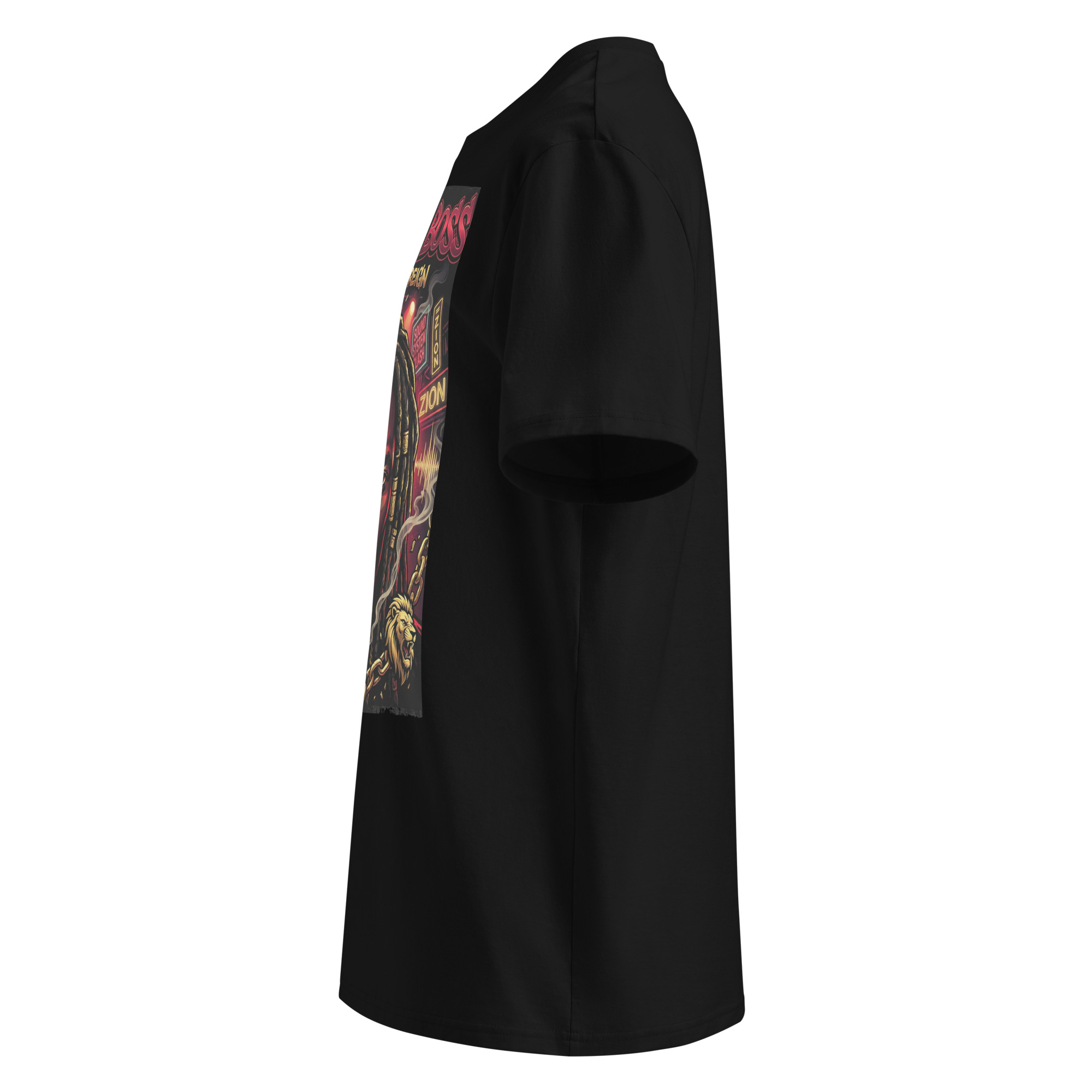 Vendetta Boss Tribute Tee | Dark Dancehall Thriller Edition - Premium Heavyweight - Image 2