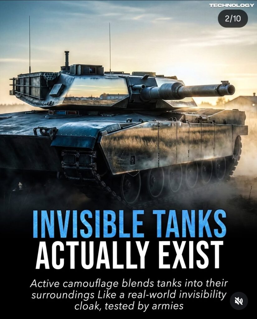Invisible tanks actually exist