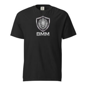 BMM Lion Crest Heavyweight T-Shirt | Comfort Colors Garment-Dyed Luxury Tee