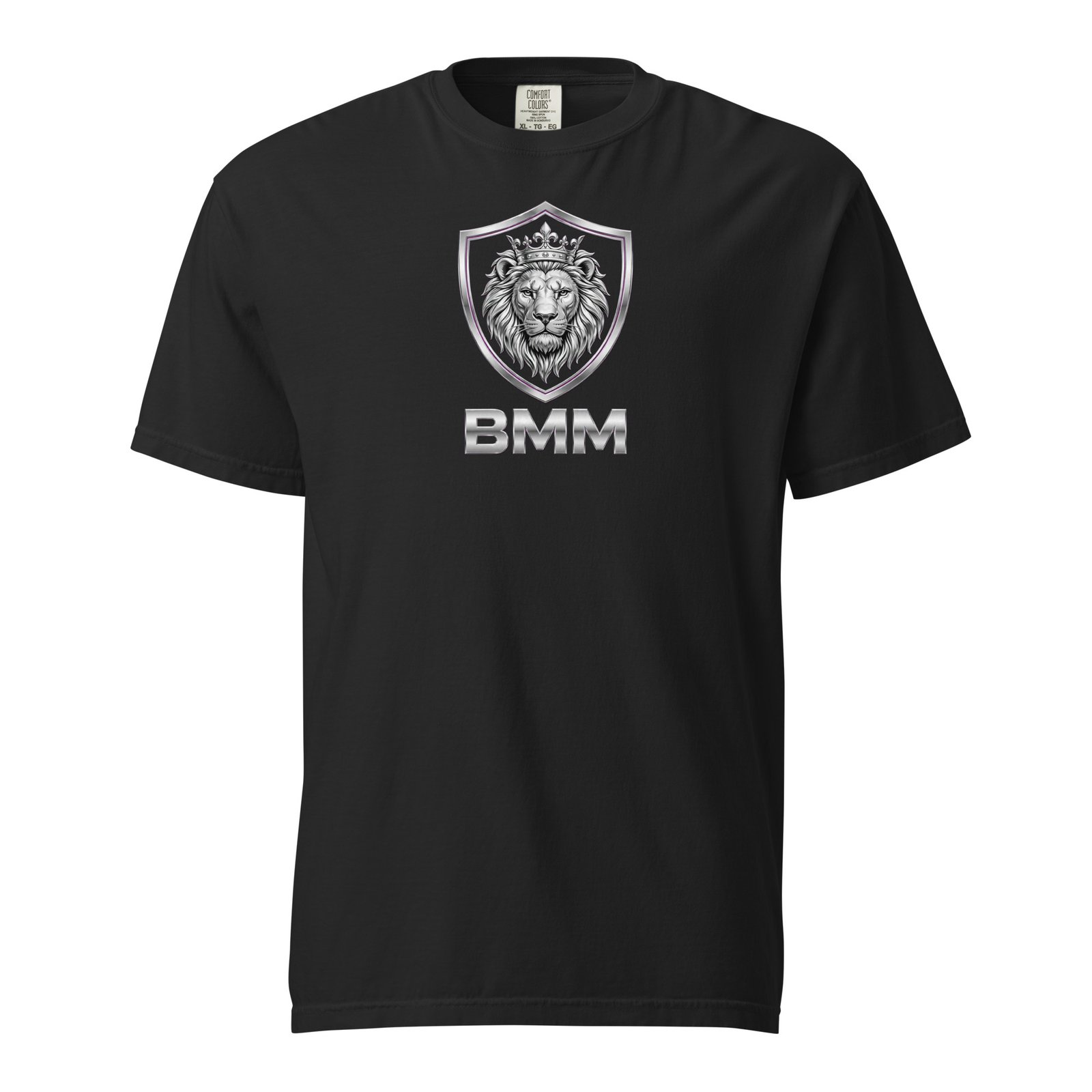 BMM Lion Crest Heavyweight T-Shirt | Comfort Colors Garment-Dyed Luxury Tee
