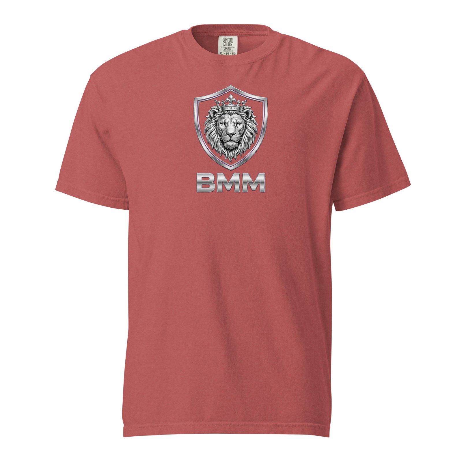 BMM Lion Crest Heavyweight T-Shirt | Comfort Colors Garment-Dyed Luxury Tee - Image 5