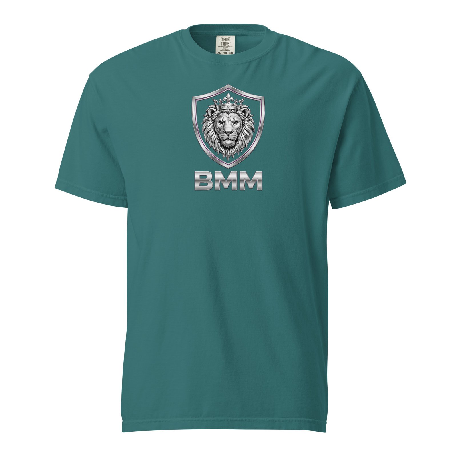 BMM Lion Crest Heavyweight T-Shirt | Comfort Colors Garment-Dyed Luxury Tee - Image 4