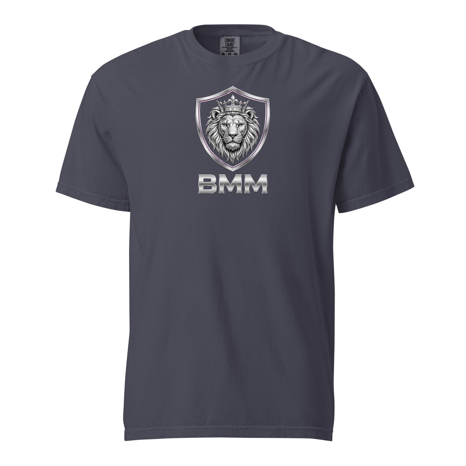 BMM Lion Crest Heavyweight T-Shirt | Comfort Colors Garment-Dyed Luxury Tee - Image 2