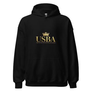USBA Gold Crown Luxury Unisex Hoodie | Premium Heavy Blend Hooded Sweatshirt