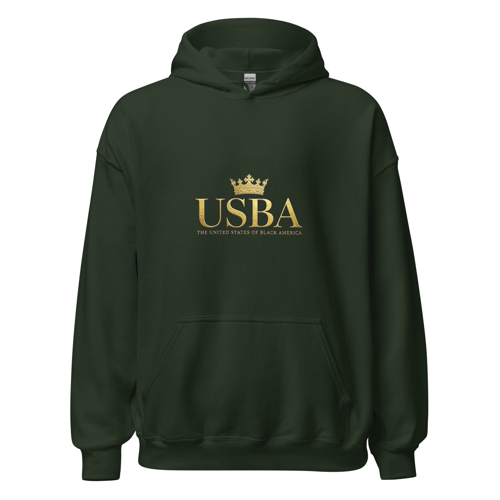 USBA Gold Crown Luxury Unisex Hoodie | Premium Heavy Blend Hooded Sweatshirt - Image 5