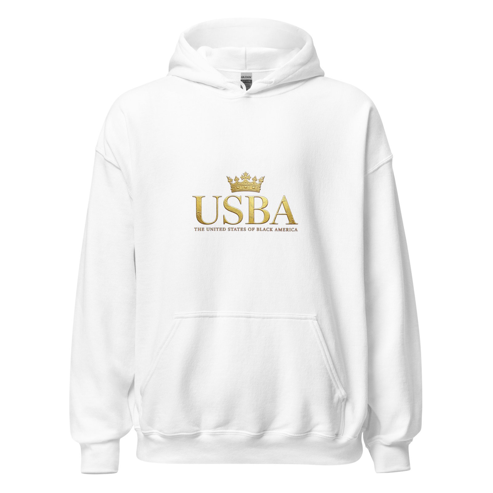 USBA Gold Crown Luxury Unisex Hoodie | Premium Heavy Blend Hooded Sweatshirt - Image 3
