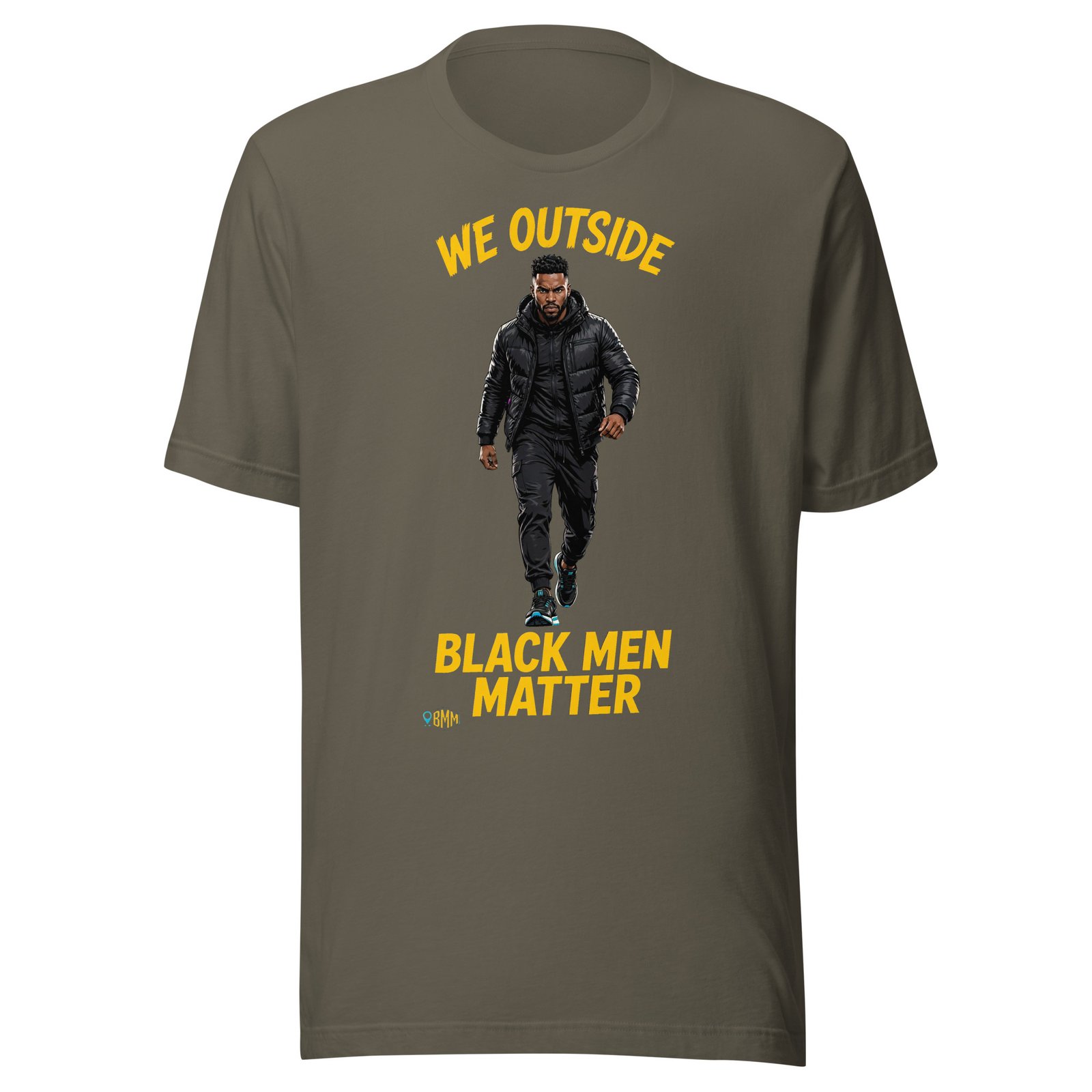 We Outside Black Men Matter Shirt | City Lights Streetwear Tee - Image 10