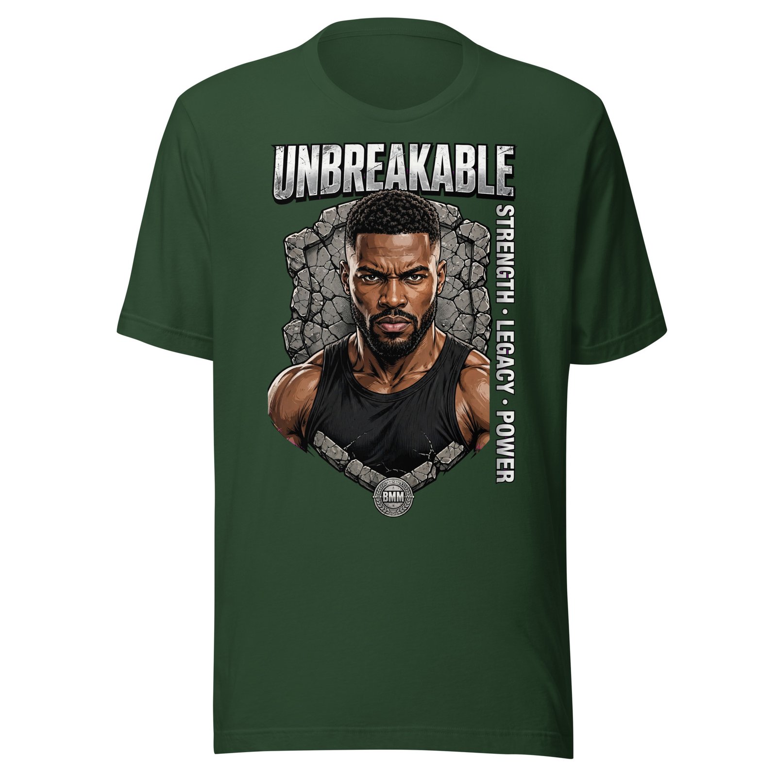 Unbreakable Black Men Strength Legacy Power Graphic T-Shirt - Image 7