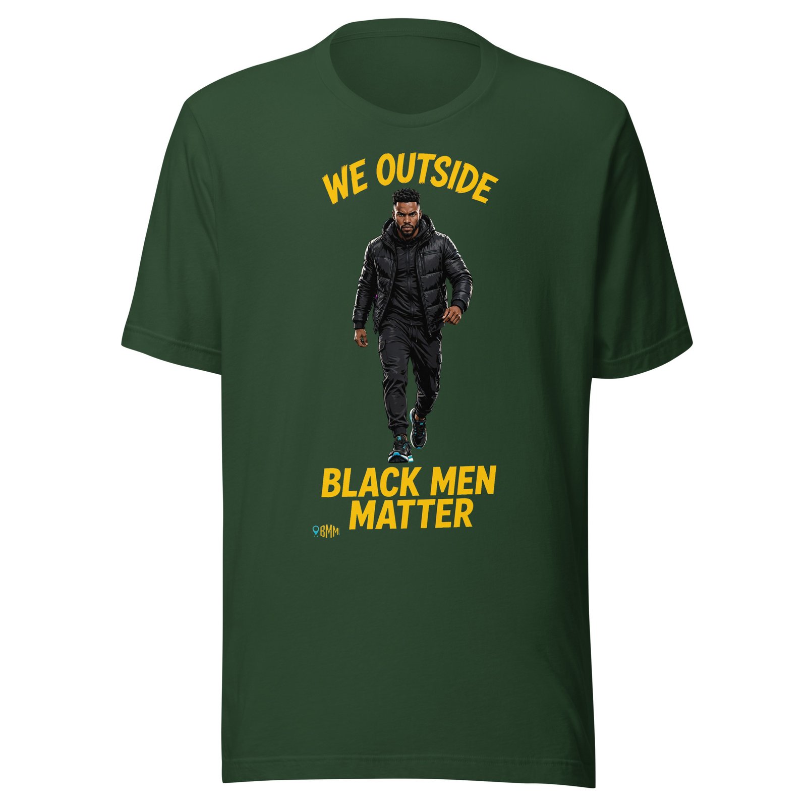 We Outside Black Men Matter Shirt | City Lights Streetwear Tee - Image 7