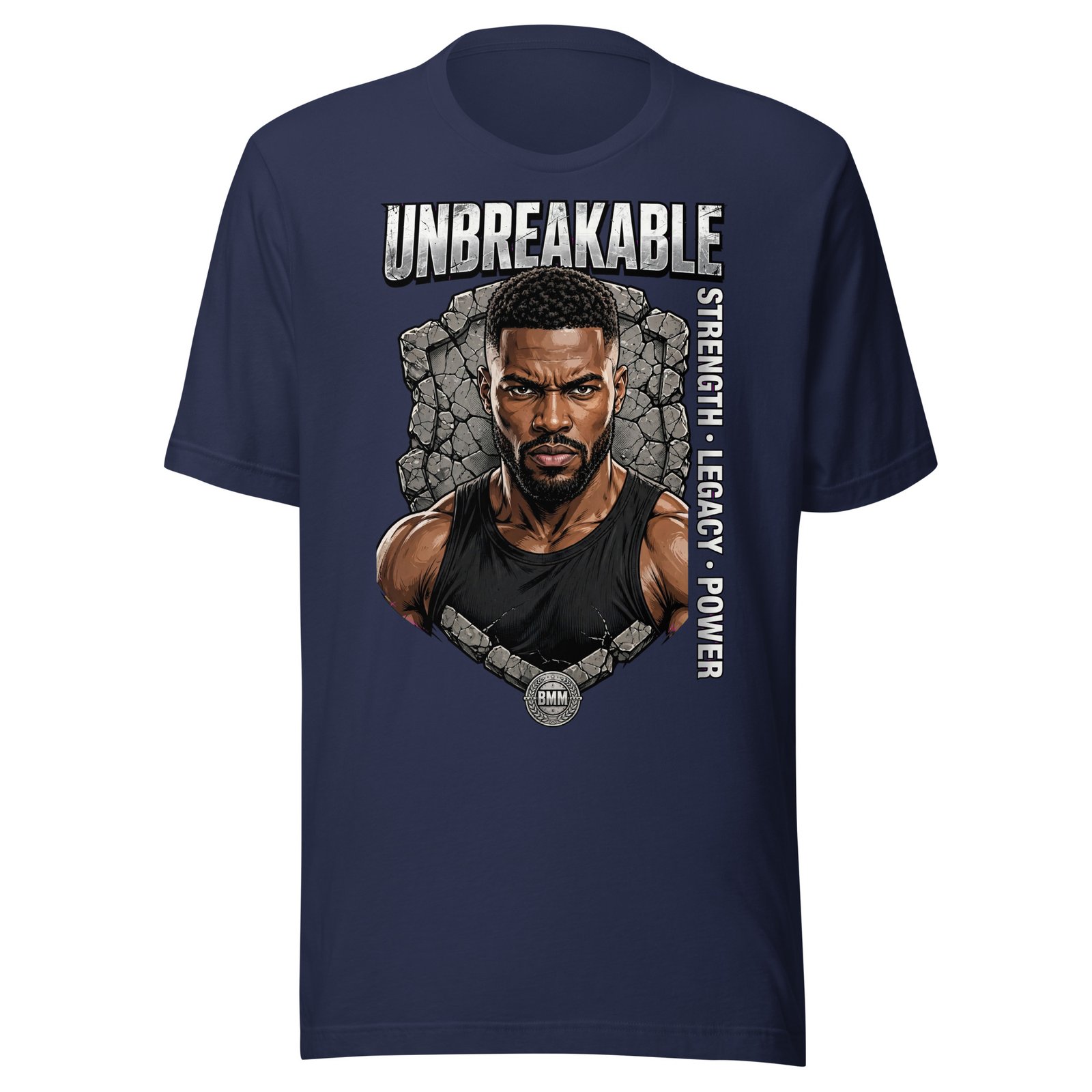 Unbreakable Black Men Strength Legacy Power Graphic T-Shirt - Image 5