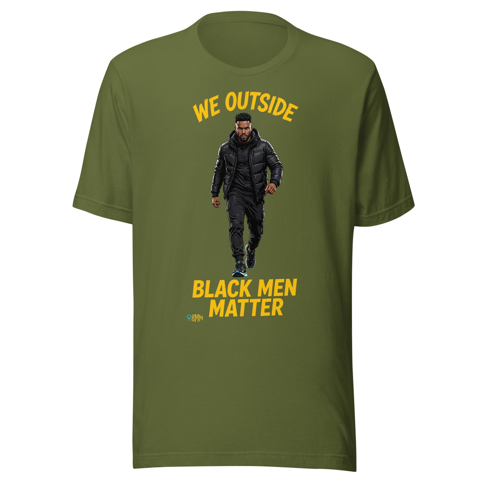 We Outside Black Men Matter Shirt | City Lights Streetwear Tee - Image 9