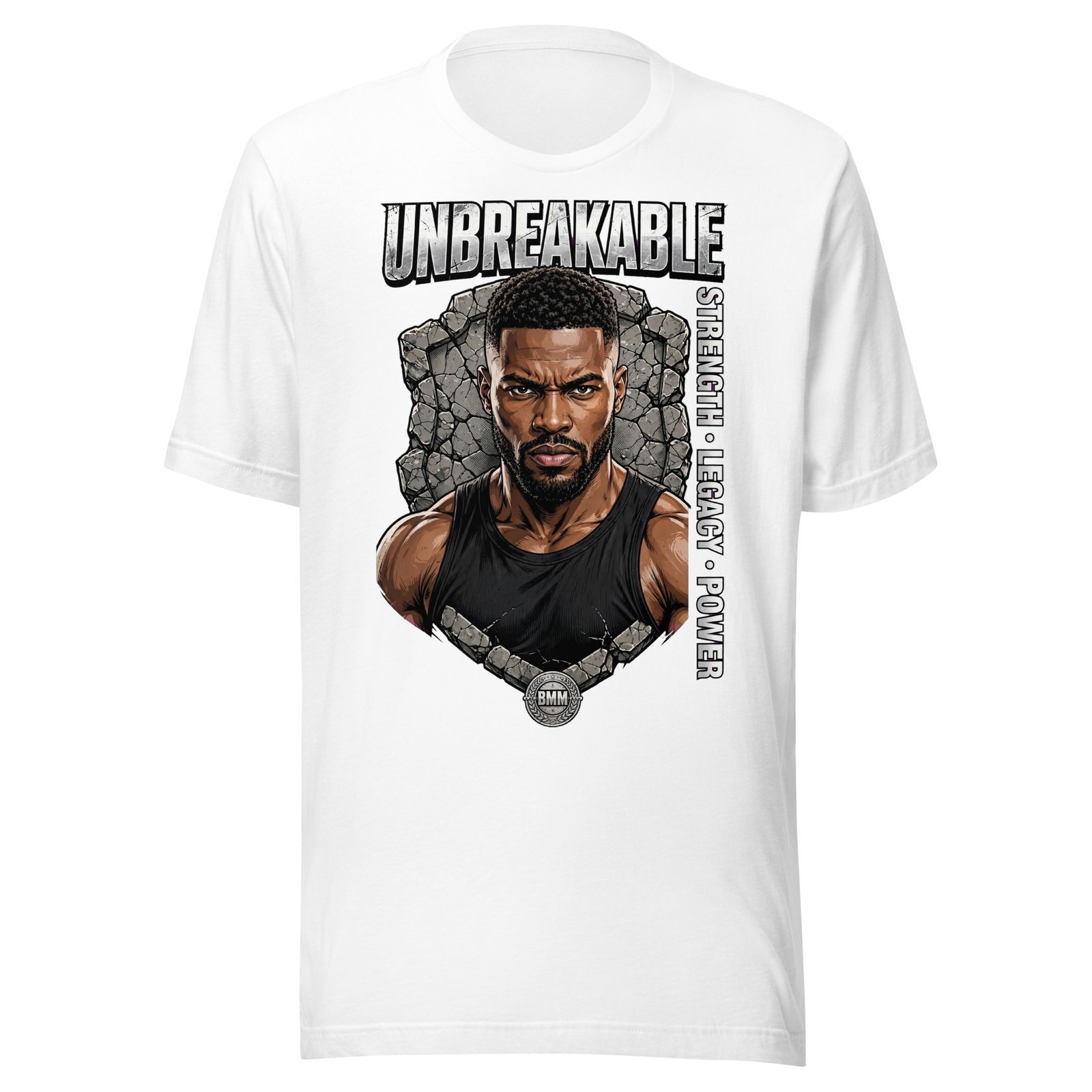 Unbreakable Black Men Strength Legacy Power Graphic T-Shirt - Image 4