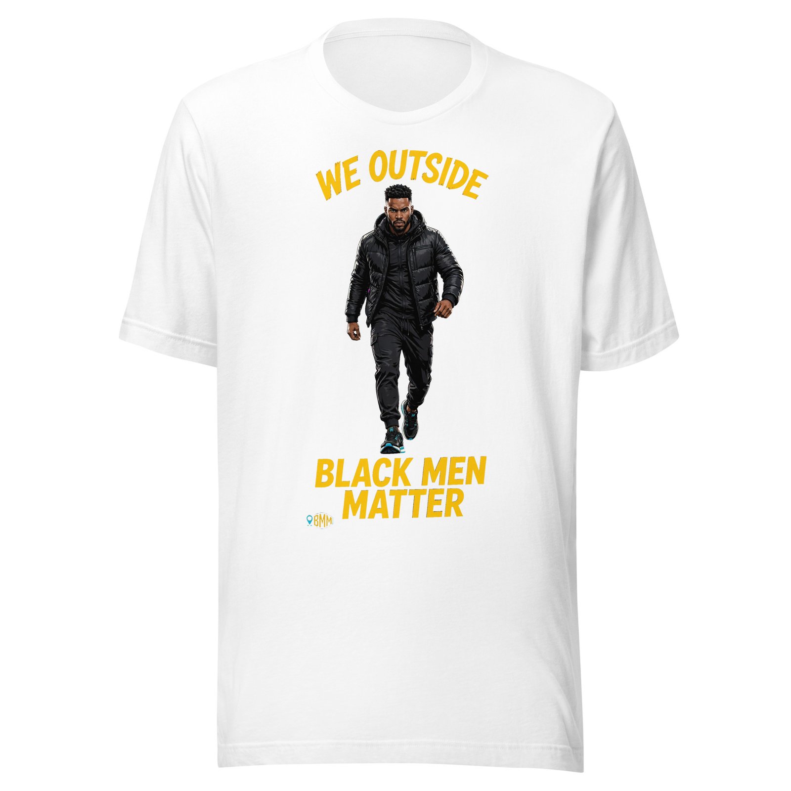 We Outside Black Men Matter Shirt | City Lights Streetwear Tee - Image 8