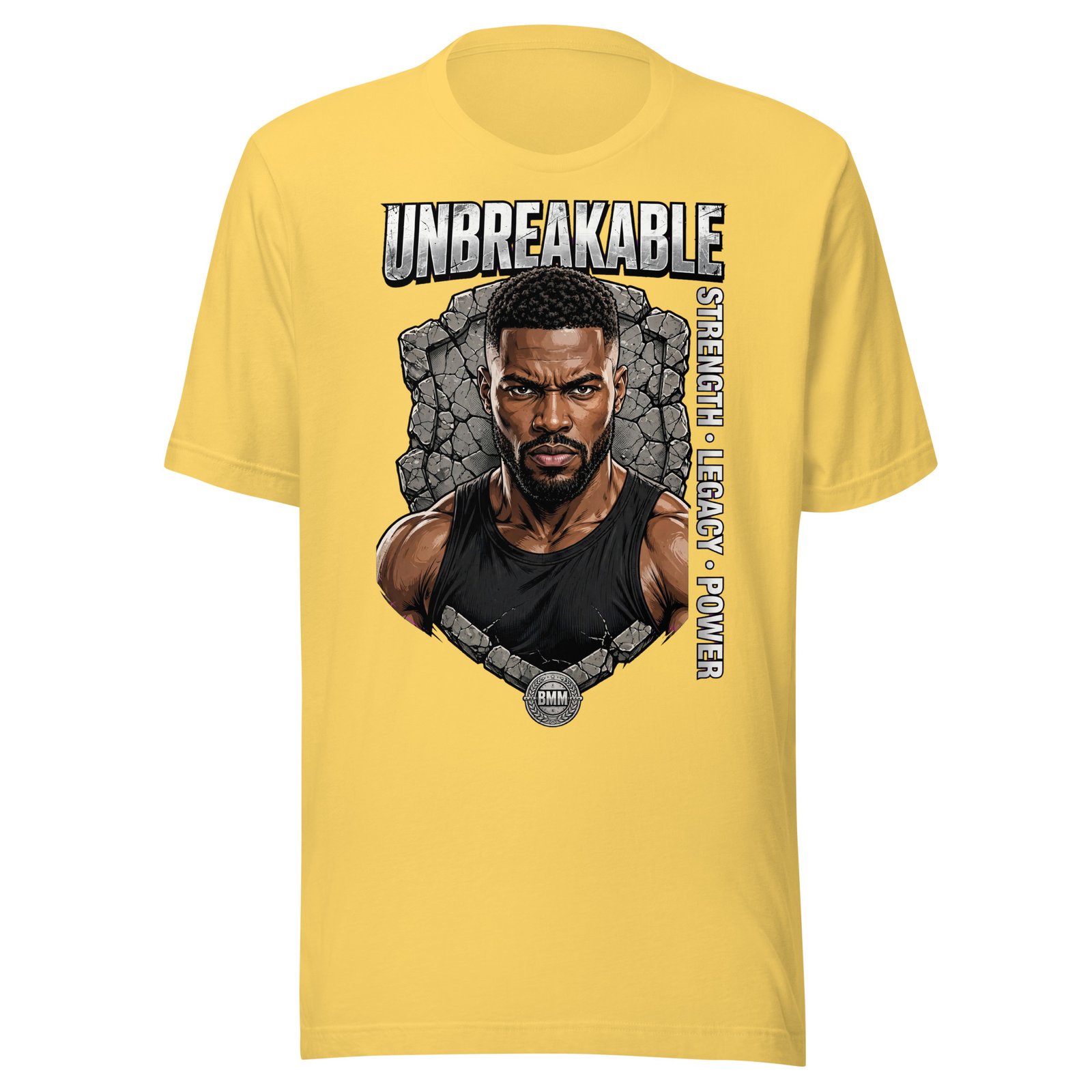 Unbreakable Black Men Strength Legacy Power Graphic T-Shirt - Image 2